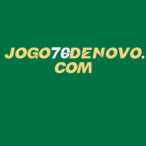 Logo da JOGO70DENOVO